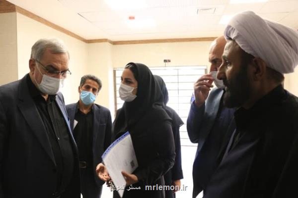 بازدید وزیر بهداشت از بیمارستان ولیعصر (عج) انار