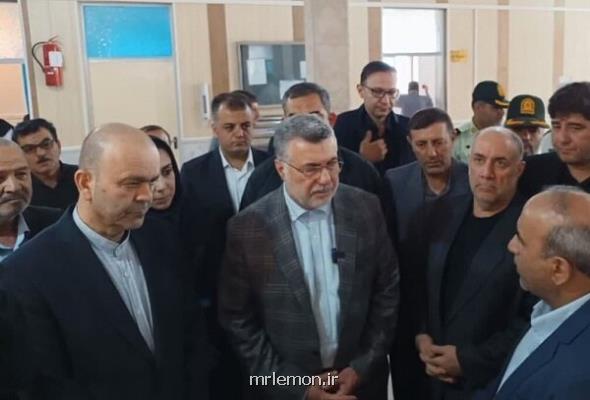 بازدید وزیر بهداشت از طرح های عمرانی در دست اجرای سراب