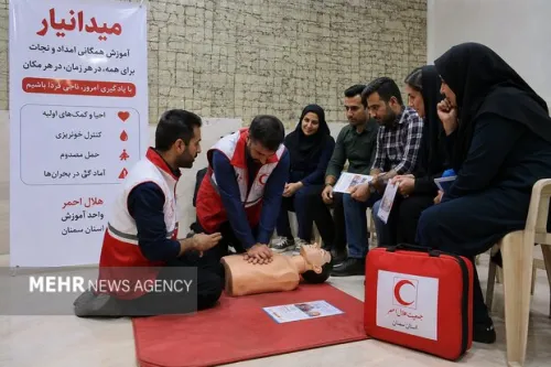 ثبت بالاتر از ۴۳ هزار عملیات امدادی هلال احمر در یک سال قبل